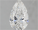Diamante Natural 0.70 quilates, De pera , Color F, claridad VS2 y certificado GIA