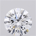 Del inventario de diamantes de laboratorio, 0.85 quilates, Redondo , Color E, claridad IF y certificado IGI
