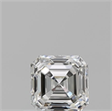 Diamante Natural 0.52 quilates, Asscher , Color G, claridad VVS1 y certificado GIA