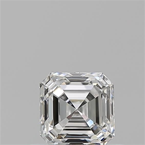Foto Diamante Natural 0.52 quilates, Asscher , Color G, claridad VVS1 y certificado GIA de