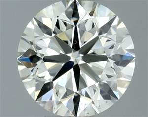 Picture of Natural Diamond 0.70 Carats, Round with Very Good Cut, J Color, VS2 Clarity and Certified by IGI