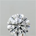 Lab Grown Diamond 1.06 Carats, Round with Ideal Cut, D Color, VVS2 Clarity and Certified by IGI