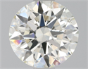 Natural Diamond 0.80 Carats, Round with Excellent Cut, K Color, SI2 Clarity and Certified by GIA