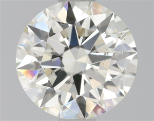 Picture of Natural Diamond 0.80 Carats, Round with Excellent Cut, K Color, SI2 Clarity and Certified by GIA