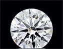 Lab Grown Diamond 1.30 Carats, Round with Excellent Cut, D Color, VVS2 Clarity and Certified by IGI
