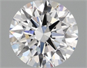 Lab Grown Diamond 0.98 Carats, Round with Ideal Cut, D Color, VS2 Clarity and Certified by IGI
