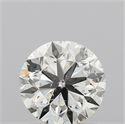 Natural Diamond 0.90 Carats, Round with Very Good Cut, K Color, SI2 Clarity and Certified by IGI