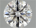 Natural Diamond 0.43 Carats, Round with Excellent Cut, F Color, SI1 Clarity and Certified by GIA