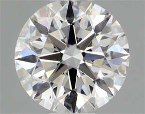 Foto Diamante Natural 0.43 quilates, Redondo , Color F, claridad SI1 y certificado GIA de