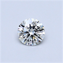 Diamante Natural 0.40 quilates, Redondo , Color I, claridad SI2 y certificado GIA