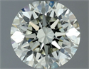Natural Diamond 0.70 Carats, Round with Excellent Cut, L Color, VVS1 Clarity and Certified by IGI