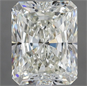 Natural Diamond 3.01 Carats, Radiant with  Cut, K Color, SI1 Clarity and Certified by GIA