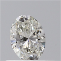 Natural Diamond 0.30 Carats, Oval with  Cut, H Color, SI1 Clarity and Certified by GIA