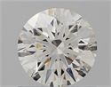 Natural Diamond 0.73 Carats, Round with Excellent Cut, H Color, VS2 Clarity and Certified by GIA