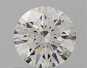 Picture of Natural Diamond 0.73 Carats, Round with Excellent Cut, H Color, VS2 Clarity and Certified by GIA