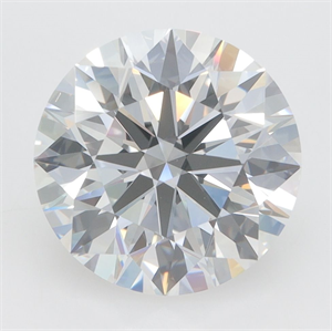 Picture of Lab Grown Diamond 3.02 Carats, Round with Ideal Cut, E Color, VVS2 Clarity and Certified by IGI