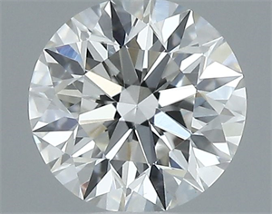 Foto Diamante Natural 0.41 quilates, Redondo , Color F, claridad VS1 y certificado GIA de