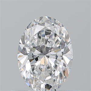 Picture of Natural Diamond 0.50 Carats, Oval with  Cut, D Color, VVS1 Clarity and Certified by GIA