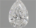 Natural Diamond 0.33 Carats, Pear with  Cut, E Color, SI1 Clarity and Certified by GIA