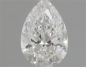 Picture of Natural Diamond 0.33 Carats, Pear with  Cut, E Color, SI1 Clarity and Certified by GIA