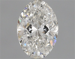 Picture of Natural Diamond 0.51 Carats, Oval with  Cut, H Color, I1 Clarity and Certified by GIA