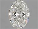 Diamante Natural 0.51 quilates, Ovalado , Color H, claridad I1 y certificado GIA