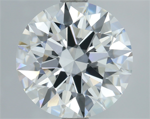 Picture of Lab Grown Diamond 2.70 Carats, Round with Ideal Cut, D Color, VS1 Clarity and Certified by IGI