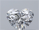 Natural Diamond 0.30 Carats, Heart with  Cut, E Color, VVS1 Clarity and Certified by GIA