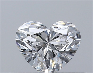 Picture of Natural Diamond 0.30 Carats, Heart with  Cut, E Color, VVS1 Clarity and Certified by GIA