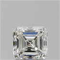Natural Diamond 1.50 Carats, Asscher with  Cut, I Color, VVS2 Clarity and Certified by GIA
