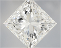 Natural Diamond 0.70 Carats, Princess with  Cut, F Color, VVS2 Clarity and Certified by IGI