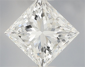 Picture of Natural Diamond 0.70 Carats, Princess with  Cut, F Color, VVS2 Clarity and Certified by IGI