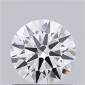 Lab Grown Diamond 0.77 Carats, Round with Ideal Cut, D Color, VS1 Clarity and Certified by IGI