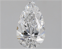 Natural Diamond 0.71 Carats, Pear with  Cut, D Color, IF Clarity and Certified by GIA