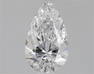 Picture of Natural Diamond 0.71 Carats, Pear with  Cut, D Color, IF Clarity and Certified by GIA
