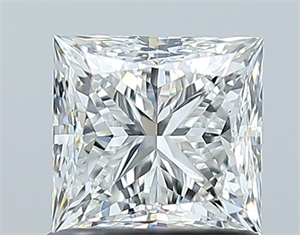 Picture of Natural Diamond 1.00 Carats, Princess with  Cut, G Color, VS2 Clarity and Certified by GIA