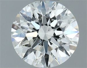 Picture of Natural Diamond 0.70 Carats, Round with Excellent Cut, G Color, SI1 Clarity and Certified by IGI