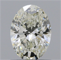 Natural Diamond 0.82 Carats, Oval with  Cut, J Color, VVS1 Clarity and Certified by GIA