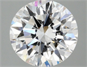 Lab Grown Diamond 2.55 Carats, Round with Ideal Cut, D Color, VVS2 Clarity and Certified by IGI