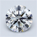 Diamante Natural 1.58 quilates, Redondo , Color D, claridad VS2 y certificado GIA