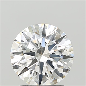 Picture of Lab Grown Diamond 2.09 Carats, Round with Ideal Cut, E Color, VVS1 Clarity and Certified by IGI