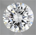 Del inventario de diamantes de laboratorio, 5.03 quilates, Redondo , Color D, claridad VVS2 y certificado IGI