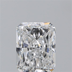 Picture of Natural Diamond 2.01 Carats, Radiant with  Cut, D Color, VS1 Clarity and Certified by GIA