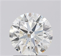 Natural Diamond 1.32 Carats, Round with Excellent Cut, J Color, SI2 Clarity and Certified by IGI