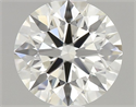 Natural Diamond 0.70 Carats, Round with Excellent Cut, K Color, IF Clarity and Certified by GIA
