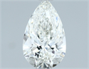 Natural Diamond 0.90 Carats, Pear with  Cut, H Color, VVS2 Clarity and Certified by IGI
