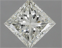 Natural Diamond 0.75 Carats, Princess with  Cut, K Color, VS2 Clarity and Certified by GIA