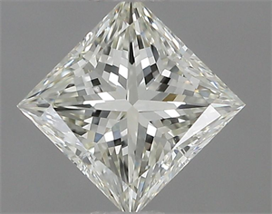 Picture of Natural Diamond 0.75 Carats, Princess with  Cut, K Color, VS2 Clarity and Certified by GIA