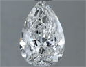 Natural Diamond 1.00 Carats, Pear with  Cut, E Color, VS1 Clarity and Certified by GIA