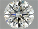 Natural Diamond 0.80 Carats, Round with Excellent Cut, I Color, VVS2 Clarity and Certified by GIA
